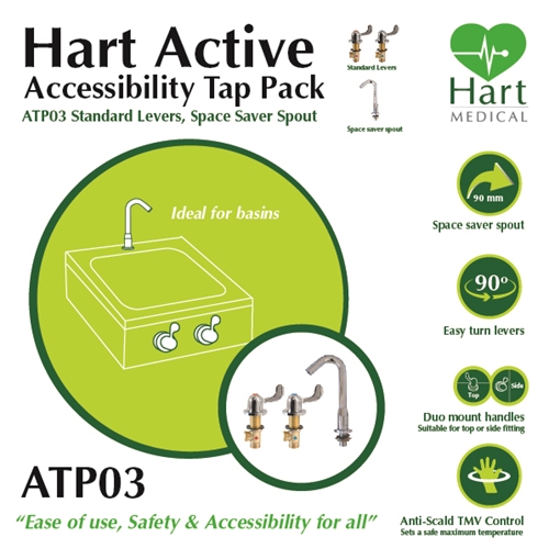 Hart Accessibility Tap - Compact Basin Spout